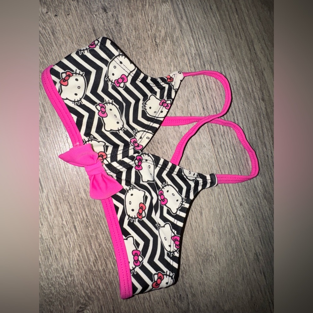 Rare Sanrio 2013 Hello Kitty Bikini Top XSMALL